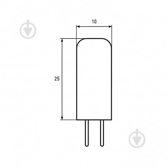 Лампа світлодіодна Eurolamp 2 Вт капсульна прозора G4 12 В 3000 К LED-G4-0227(12) - фото 3
