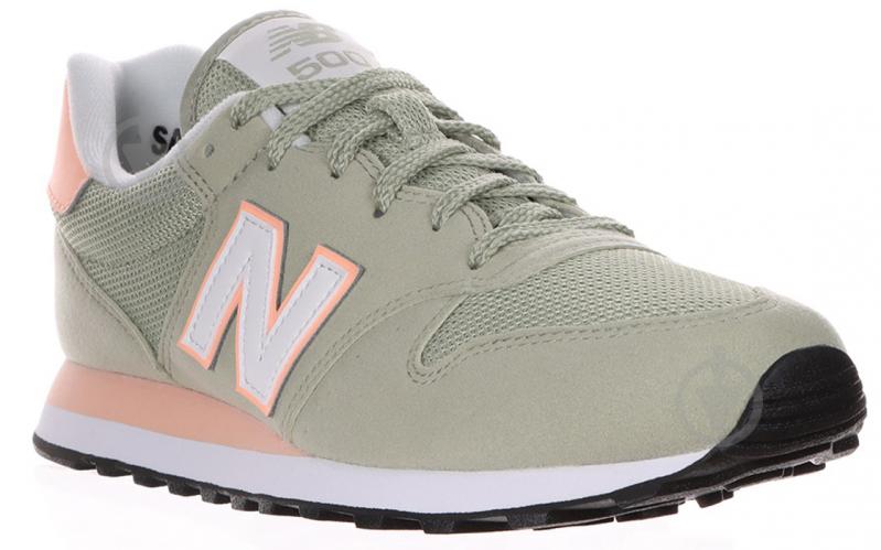 Кроссовки женские демисезонные New Balance 500 GW500ME2 р.40,5 зеленые - фото 3