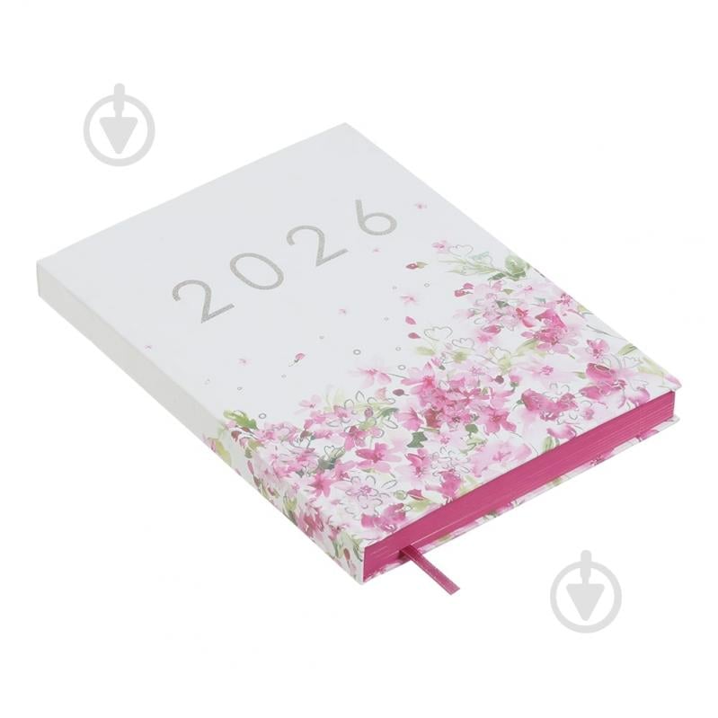 Щоденник датований поліграфічний MELODY Buromax A5 2026 BM.21163-12 білий із малюнком - фото 3