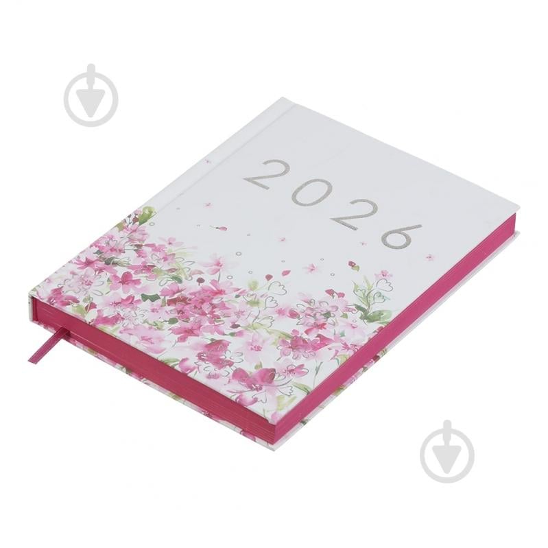 Щоденник датований поліграфічний MELODY Buromax A5 2026 BM.21163-12 білий із малюнком - фото 4