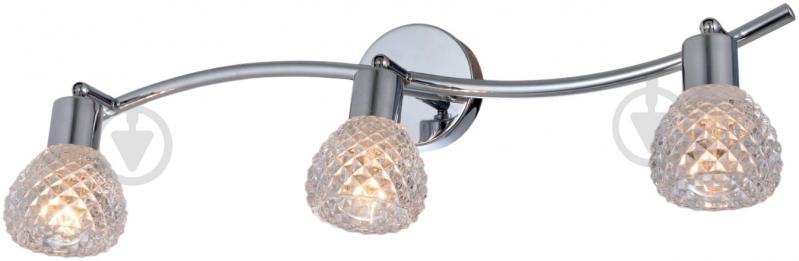 Спот Globo 541006-3 3x40 Вт E14 матовый никель 5435-3 - фото 1