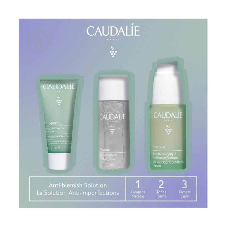 Набір для жінок Caudalie Набір Vinopure Spring Set 1,2,3 - фото 1