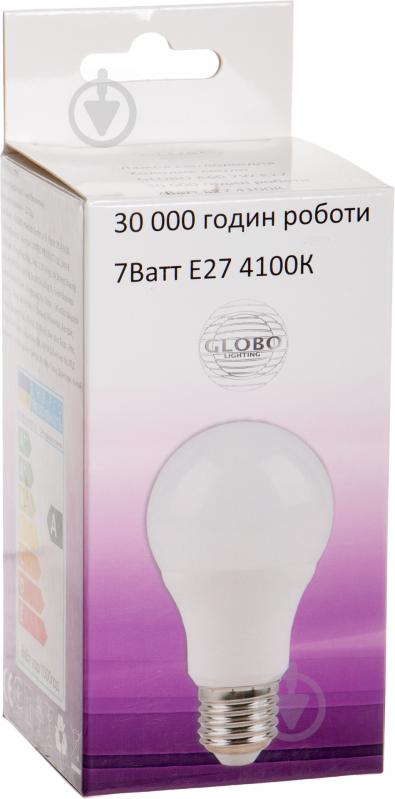 Лампа светодиодная Globo 7 Вт A60 матовая E27 220 В 4100 К 10700 - фото 2