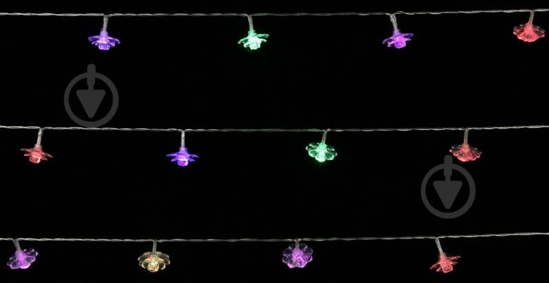 Электрогирлянда линейная Девилон разноцветная 651887 встроенный светодиод (LED) 20 ламп 3 м - фото 4