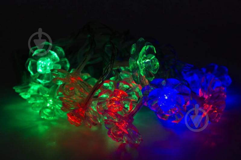 Электрогирлянда линейная Девилон разноцветная 651887 встроенный светодиод (LED) 20 ламп 3 м - фото 6