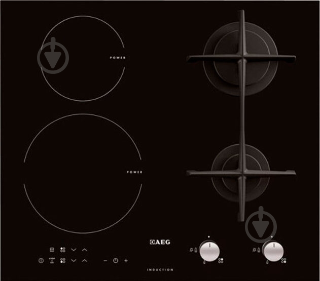 Варочная поверхность комбинированная AEG HD634170NB - фото 1