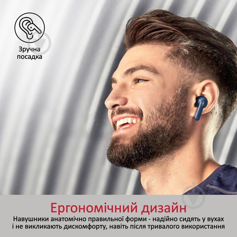 Наушники Promate Charisma-2 Bluetooth 5 blue (charisma-2.blue) - фото 4 Наушники Promate Charisma-2 Bluetooth 5 blue (charisma-2.blue) - фото 4