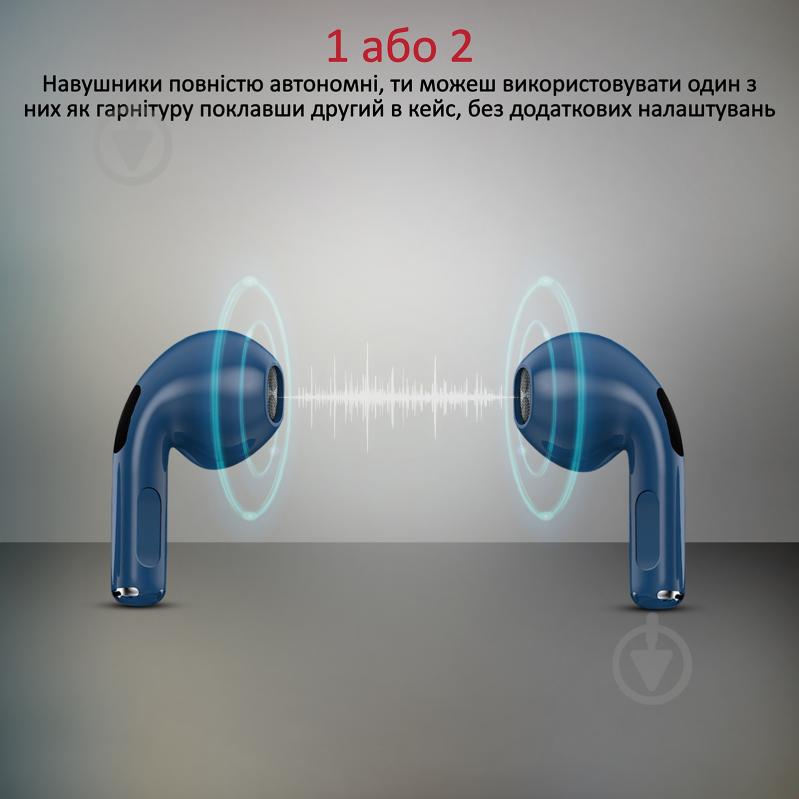 Наушники Promate Charisma-2 Bluetooth 5 blue (charisma-2.blue) - фото 6 Наушники Promate Charisma-2 Bluetooth 5 blue (charisma-2.blue) - фото 6