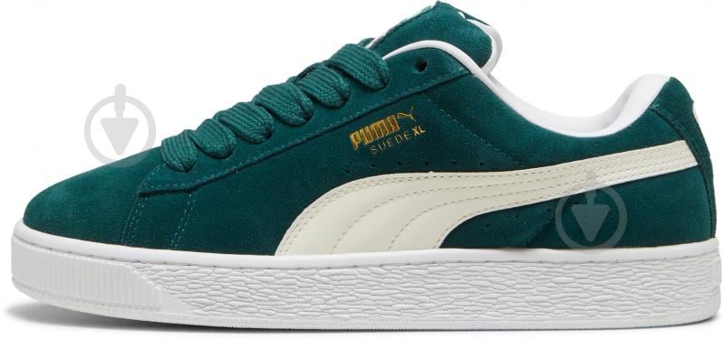 Кроссовки мужские демисезонные Puma SUEDE XL 39520521 р.45 зеленые - фото 1