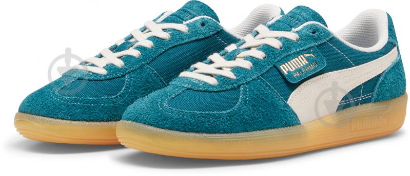 Кроссовки чоловічі демісезонні Puma PALERMO VINTAGE 39684106 р.45 зеленые - фото 3