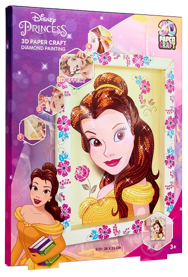 Арт-мозаика Disney Princess 3D в рамке D24333V - фото 2