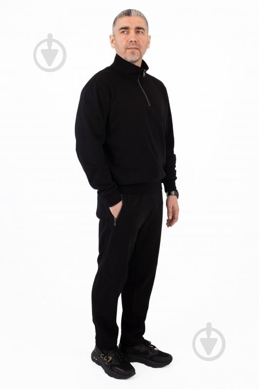 Джемпер BAVOVNA ESS HALF ZIP FT BVNM101-010 р.2XL чорний - фото 5