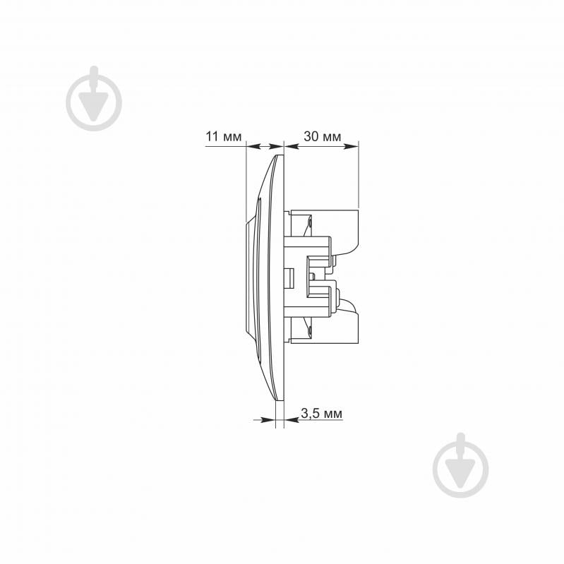 Розетка двойная без заземления IP20 белый TF-ST-SK2-W - фото 5