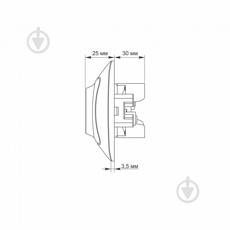 Розетка двойная с заземлением IP20 белый TF-ST-SK2G-W - фото 5