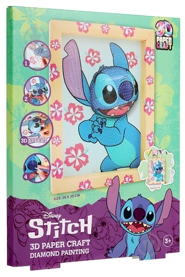 Арт-мозаика Disney STITCH 3D в рамке ST24333 - фото 2