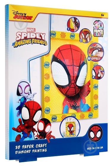 Арт-мозаика Disney Spidey 3D в рамке SP24333 - фото 2 Арт-мозаика Disney Spidey 3D в рамке SP24333 - фото 2