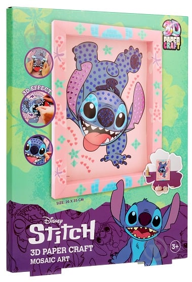 Арт-мозаика Disney STITCH 3D в рамке ST24334 - фото 2