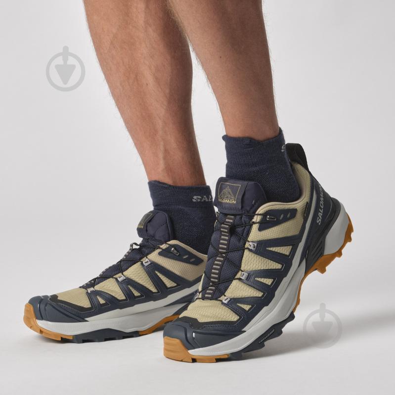 Кроссовки мужские демисезонные Salomon X ULTRA 360 EDGE GTX L47526400 р.43 1/3 серо-зеленые - фото 7