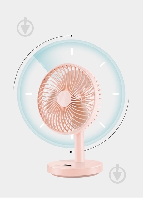 Вентилятор Jile Desktop small fan 01 Dark Blue (1146684) - фото 4