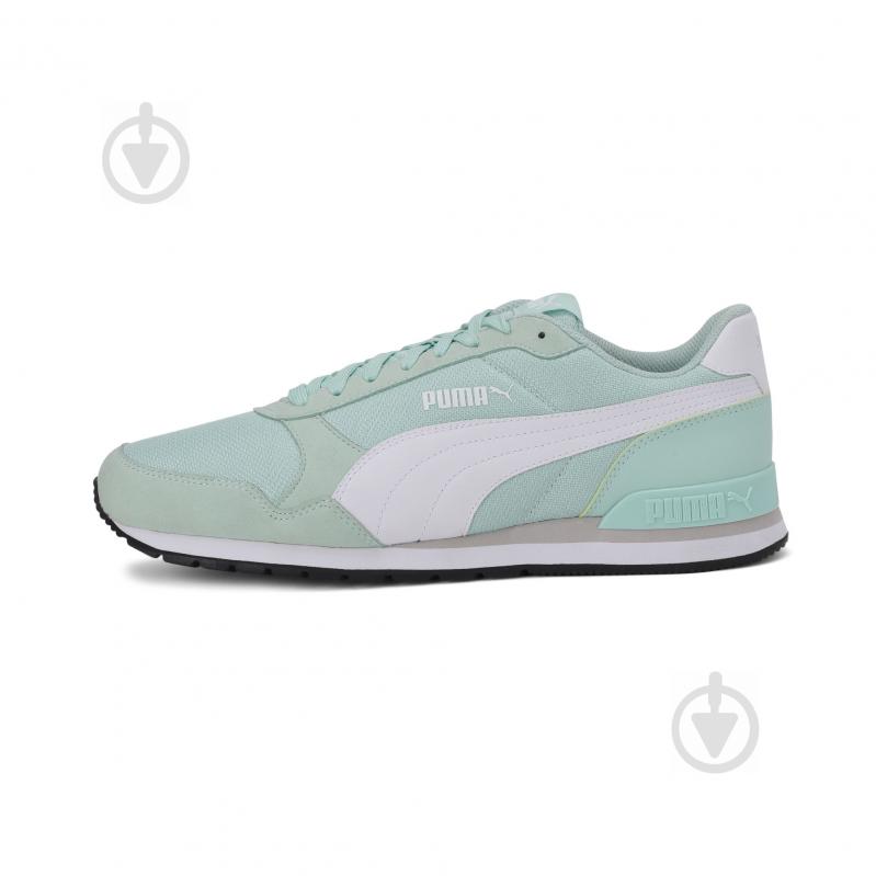 Кросівки чоловічі демісезонні Puma ST Runner v2 Mesh 36681111 р.42 зелені - фото 1