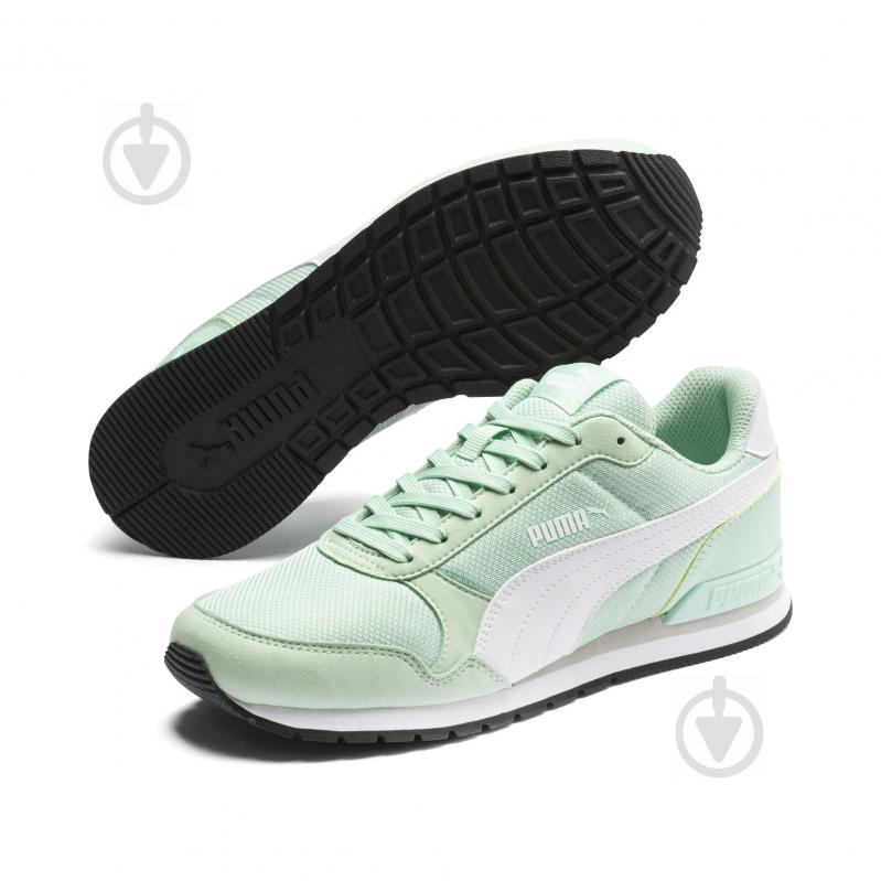 Кросівки чоловічі демісезонні Puma ST Runner v2 Mesh 36681111 р.42 зелені - фото 2