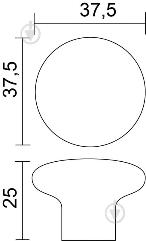 Мебельная ручка кнопка DC DG 20 10/MLK розовый цветок на одно отверстие мм белый - фото 2