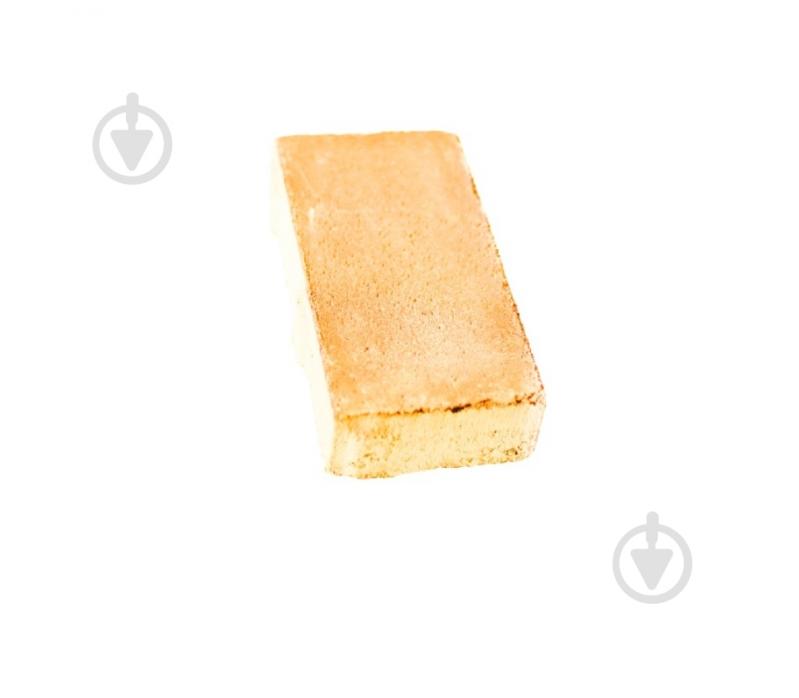 Тротуарная плитка МОНОЛИТ Кирпич (прессованный) 80 мм охра - фото 1