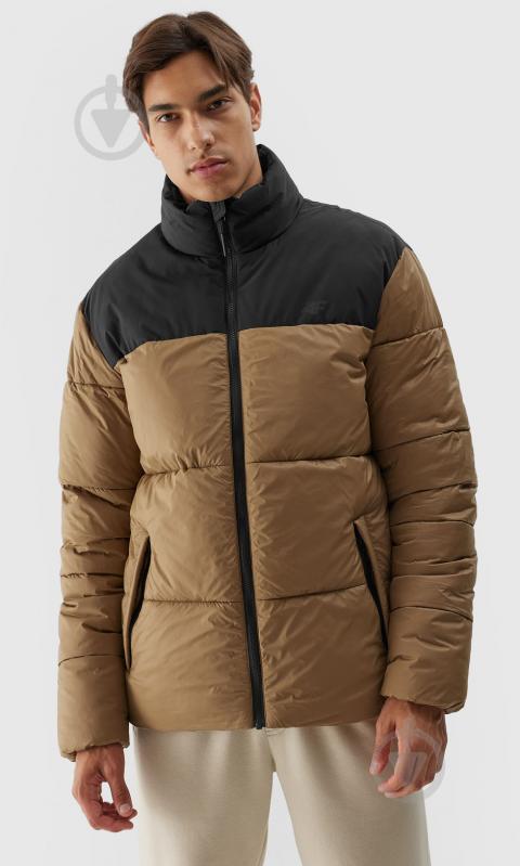 Пуховик мужской 4F DOWN JACKET M348 4FWAW23TDJAM348-82S р.3XL желтый - фото 1