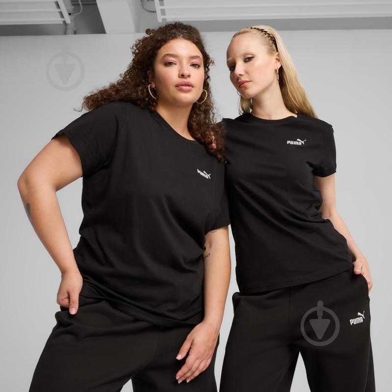 Футболка Puma ESS Small No. 1 Logo Tee 68237201 р.S черный - фото 3 Футболка Puma ESS Small No. 1 Logo Tee 68237201 р.S черный - фото 3
