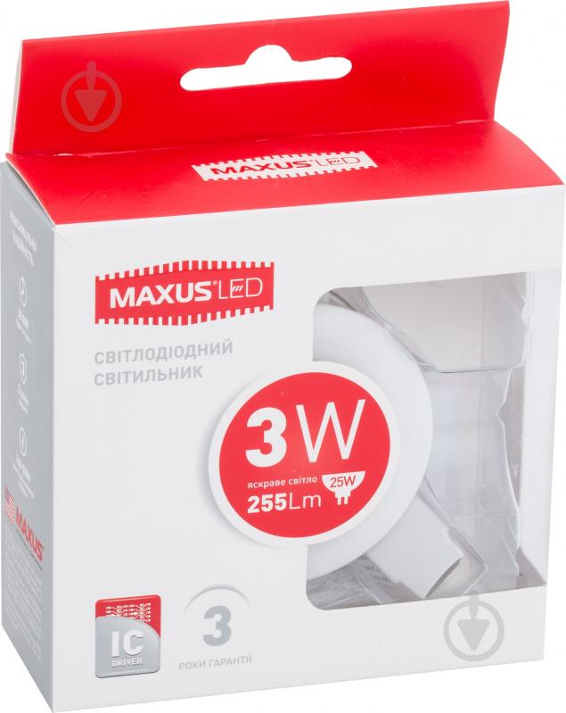 Світильник точковий Maxus LED 3 Вт 4100 К білий 1-SDL-011-01 - фото 4