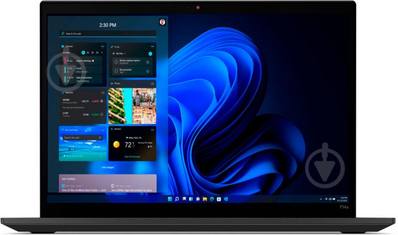 Ноутбук Lenovo ThinkPad T14s Gen 3 14" (21BR00DQRA) thunder black - фото 2