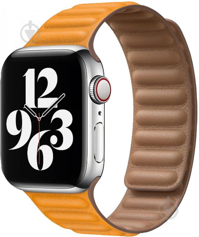 Ремінець Promate Maglet-44 для Apple Watch 42-44 мм 1/2/3/4/5/6/SE orange maglet-44.californiapoppy - фото 1