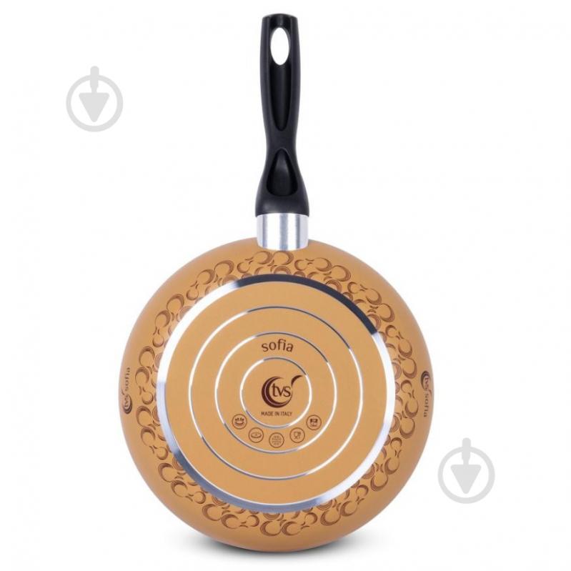 Сковорода TVS Sofia 20 см, жовта - фото 2