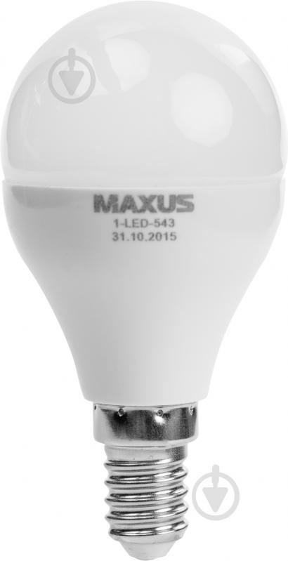 Лампа світлодіодна Maxus F 6 Вт G45 матова E14 220 В 3000 К 1-LED-543 - фото 2