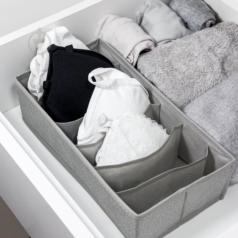 Органайзер MVM TH-09-06 LIGHT GRAY 100x170x330 мм - фото 3