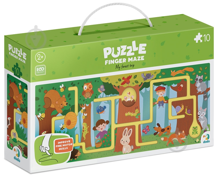 Пазл DoDo лабиринт Мое путешествие по лесу 10 элементов 300585 - фото 1 Пазл DoDo лабиринт Мое путешествие по лесу 10 элементов 300585 - фото 1