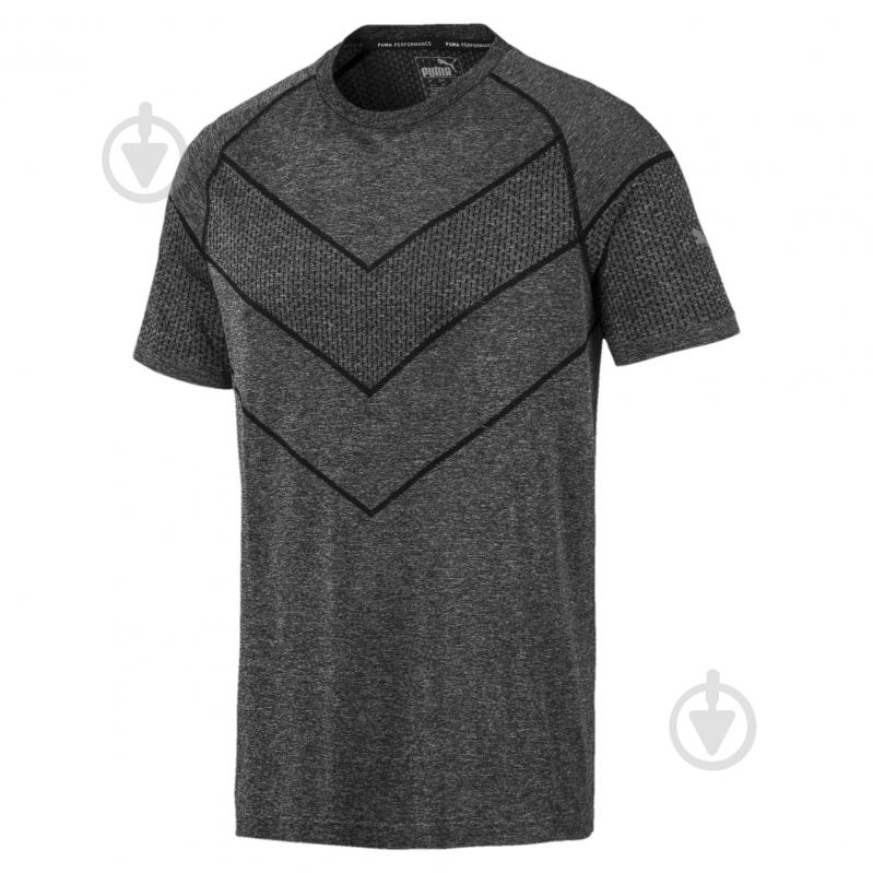 Футболка Puma Reactive evoKNIT Tee 51830701 р.XL серый - фото 1