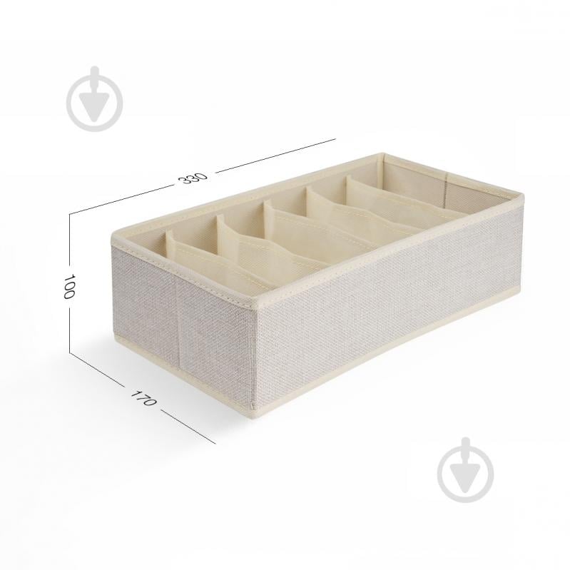 Органайзер MVM TH-09-06 CREAM 100x170x330 мм - фото 2