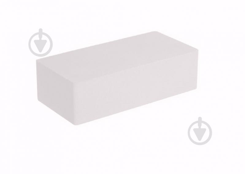 Тротуарная плитка МОНОЛИТ Кирпич (прессованный) 80 мм белый - фото 1