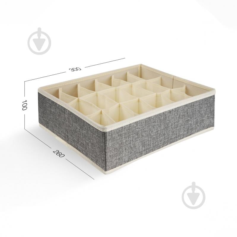 Органайзер MVM TH-09-18 LIGHT GRAY 100x300x260 мм - фото 2