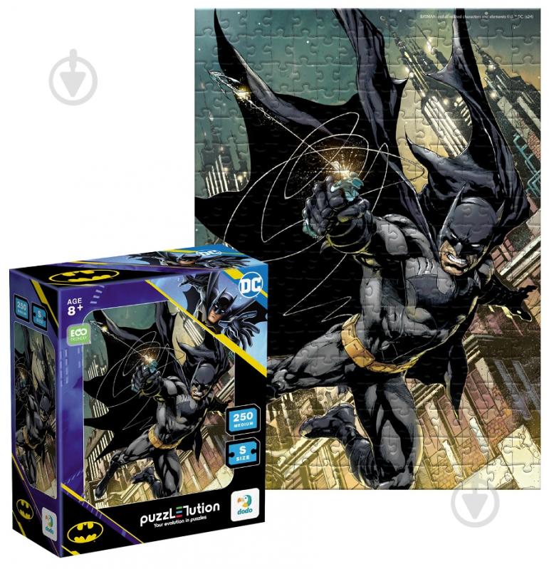 Пазл DoDo Medium-S Batman. Темный рыцарь 250 элементов 200558 - фото 2 Пазл DoDo Medium-S Batman. Темный рыцарь 250 элементов 200558 - фото 2