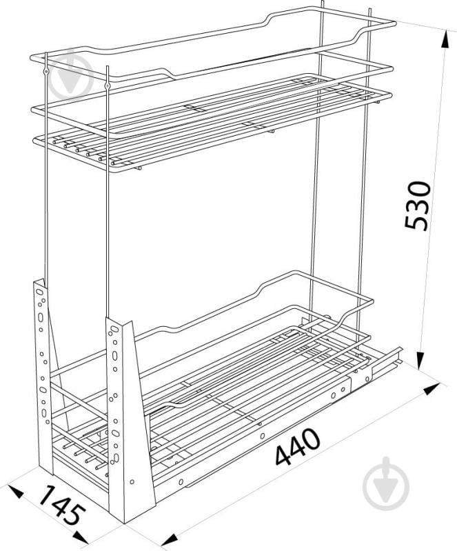 Карго DC mini 200 мм білий - фото 3