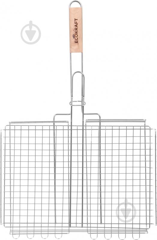 Решетка-гриль EcoKraft овощей, грибов и рыбы 30х24-42 см - фото 2