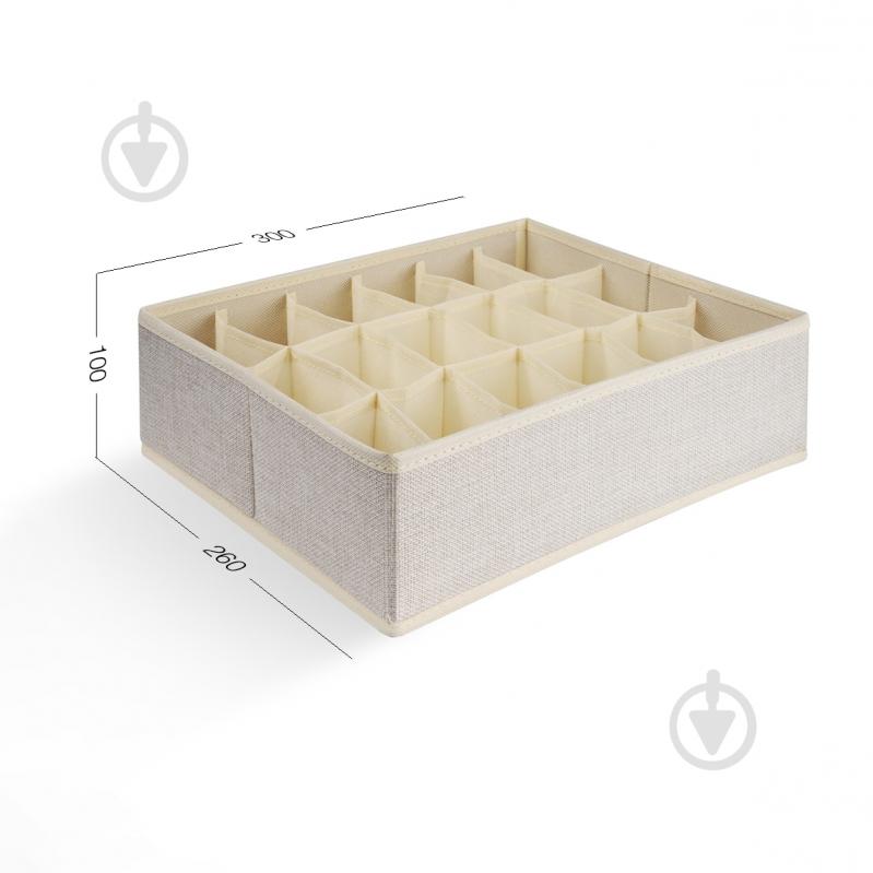 Органайзер MVM TH-09-18 CREAM 100x300x260 мм - фото 2
