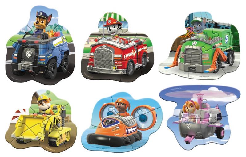 Пазли DoDo 4-6-8 елементів Paw Patrol. Готові до дії 200535 - фото 3