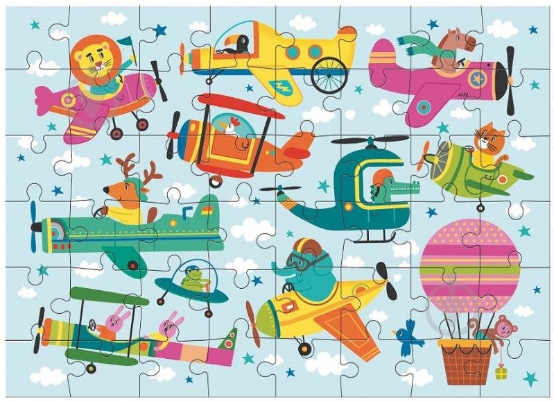 Пазл DoDo на 48 элементов Догоняй! В небе 300617 - фото 3 Пазл DoDo на 48 элементов Догоняй! В небе 300617 - фото 3