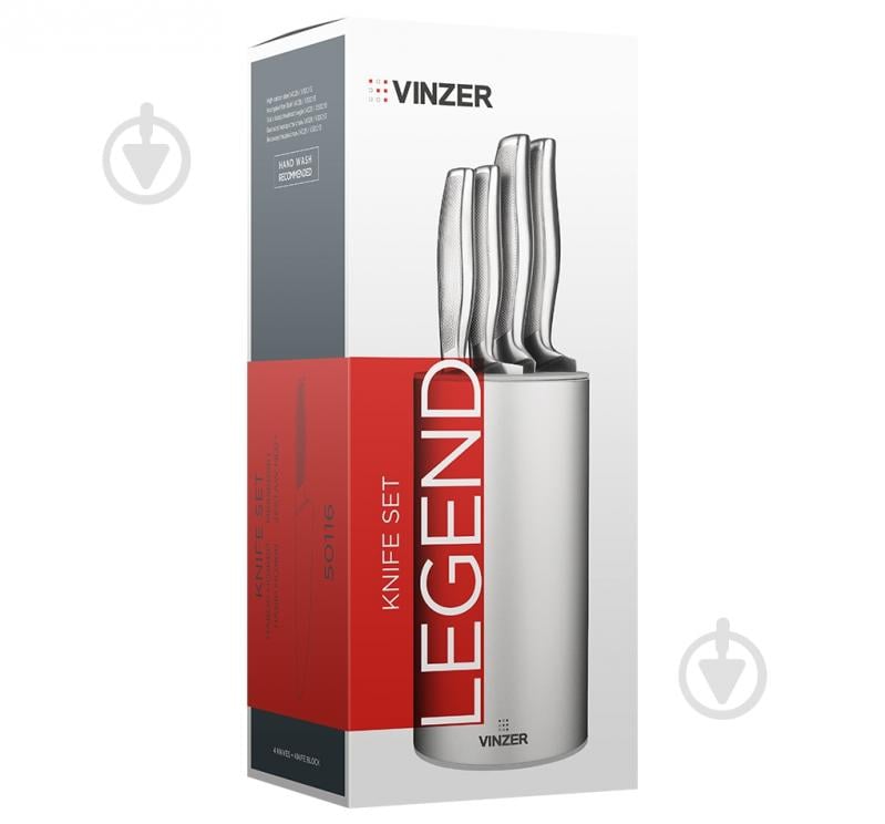 Набор ножей Vinzer LEGEND 5 предметов 50116 - фото 5