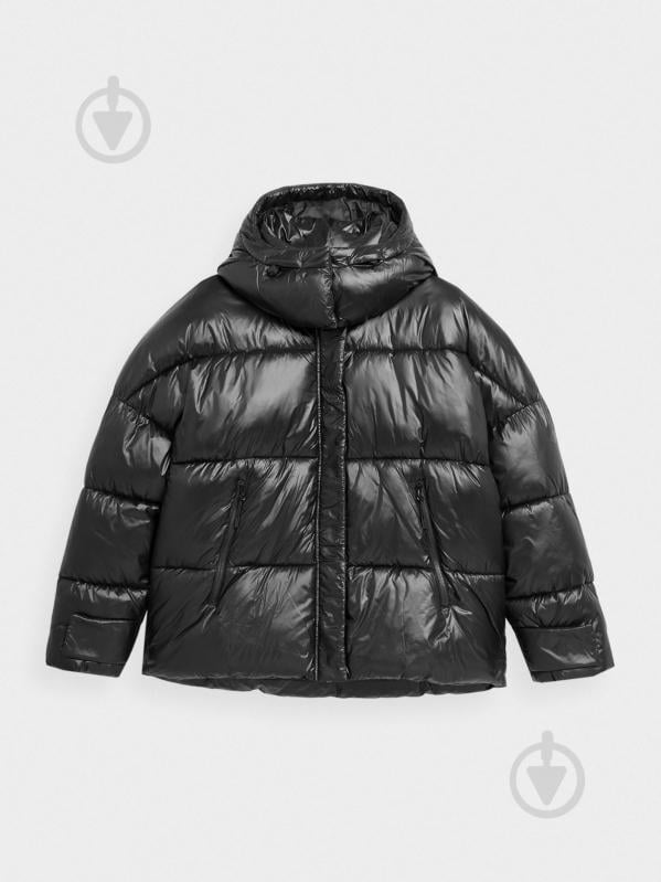 Куртка жіноча 4F DOWN JACKET F231 4FAW23TDJAF231-20S р.2XL чорна - фото 1