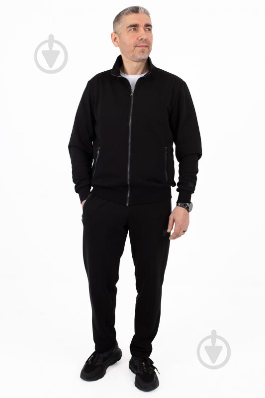 Джемпер BAVOVNA ESS FZ TRACK JKT FT BVNM102-010 р.L черный - фото 9