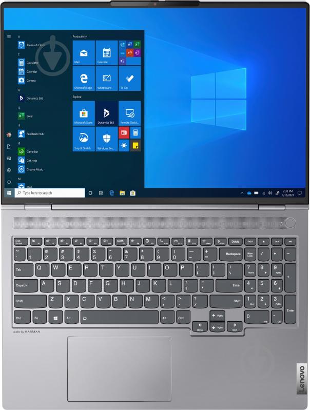 Ноутбук Lenovo ThinkBook 16p G2 ACH 16" (20YM001VRA) mineral grey - фото 5